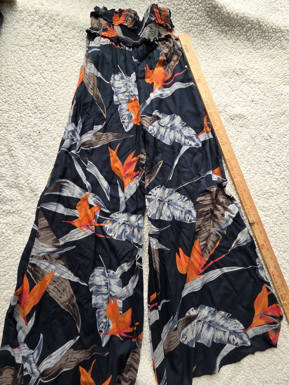 Patrons of Peace Tropical Palazzo Pants XS